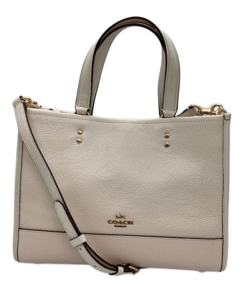 COACH（コーチ）COACH (コーチ) デンプシー キャリーオール 2way ショルダーバッグ　/　CO976 アイボリーの古着・服飾アイテム