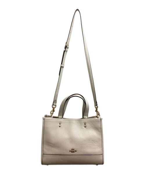COACH（コーチ）COACH (コーチ) デンプシー キャリーオール 2way ショルダーバッグ　/　CO976 アイボリーの古着・服飾アイテム