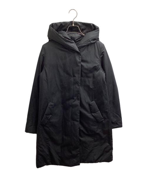 UNTITLED（アンタイトル）UNTITLED (アンタイトル) 中綿ツイルフーデットコート ブラック サイズ:1の古着・服飾アイテム