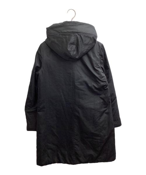 UNTITLED（アンタイトル）UNTITLED (アンタイトル) 中綿ツイルフーデットコート ブラック サイズ:1の古着・服飾アイテム