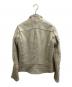 DIET BUTCHER SLIM SKIN (ダイエットブッチャースリムスキン) 19AW ニット切替ライダースジャケット アイボリー サイズ:1：13000円