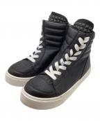 DIET BUTCHER SLIM SKINダイエットブッチャースリムスキン）の古着「Twisted sneaker / ツイステッドスニーカー」｜ブラック