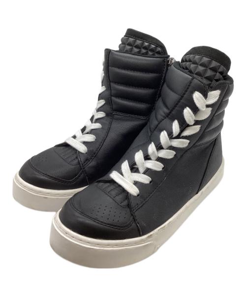 DIET BUTCHER SLIM SKIN（ダイエットブッチャースリムスキン）DIET BUTCHER SLIM SKIN (ダイエットブッチャースリムスキン) Twisted sneaker / ツイステッドスニーカー ブラック サイズ:41の古着・服飾アイテム
