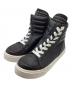 DIET BUTCHER SLIM SKIN（ダイエットブッチャースリムスキン）の古着「Twisted sneaker / ツイステッドスニーカー」｜ブラック