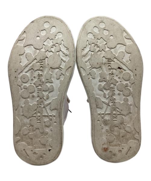 DIET BUTCHER SLIM SKIN（ダイエットブッチャースリムスキン）DIET BUTCHER SLIM SKIN (ダイエットブッチャースリムスキン) “plaster”レザーハイカットスニーカー ホワイト サイズ:41の古着・服飾アイテム