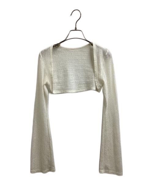 ANDMARY（アンドマリー）ANDMARY (アンドマリー) Betty shirring mini dress / am1634 ブラック×ホワイト サイズ:Freeの古着・服飾アイテム