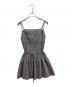 ANDMARY (アンドマリー) Betty shirring mini dress / am1634 ブラック×ホワイト サイズ:Free：10000円