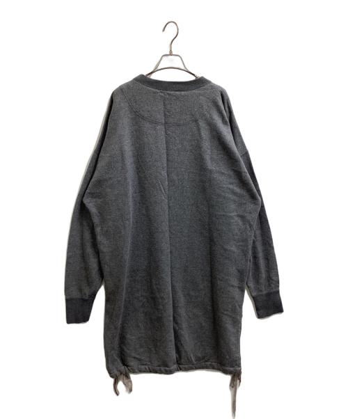 Vivienne Westwood ANGLOMANIA（ヴィヴィアンウエストウッドアングロマニア）VIVIENNE WESTWOOD ANGLOMANIA (ヴィヴィアンウエストウッドアングロマニア) コーマ裏毛スウェット ワンピース / 15-01-581007 グレー サイズ:38の古着・服飾アイテム