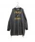 VIVIENNE WESTWOOD ANGLOMANIA（ヴィヴィアンウエストウッドアングロマニア）の古着「コーマ裏毛スウェット ワンピース / 15-01-581007」｜グレー