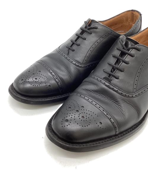 JOSEPH CHEANEY（ジョセフチーニー）Joseph Cheaney (ジョセフチーニー) メダリオンストレートチップシューズ / Kelmarsh R Oxford Semi Brogue ブラック サイズ:6の古着・服飾アイテム