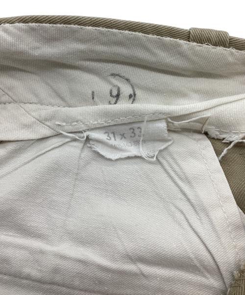 US ARMY（ユーエスアーミー）US ARMY (ユーエスアーミー) Chino Trousers　/　8405-163-8690 ベージュ サイズ:W31×L33の古着・服飾アイテム