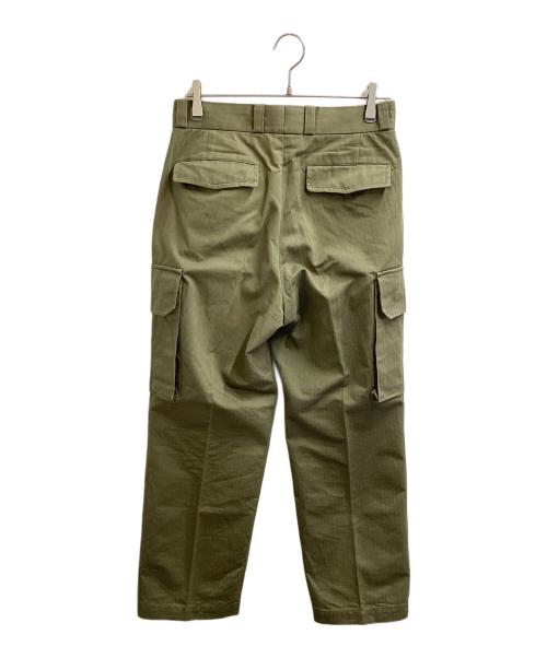Tangent（タンジェント）Tangent (タンジェント) PIERRE アーミーヘリンボーンパンツ グリーン サイズ:44の古着・服飾アイテム