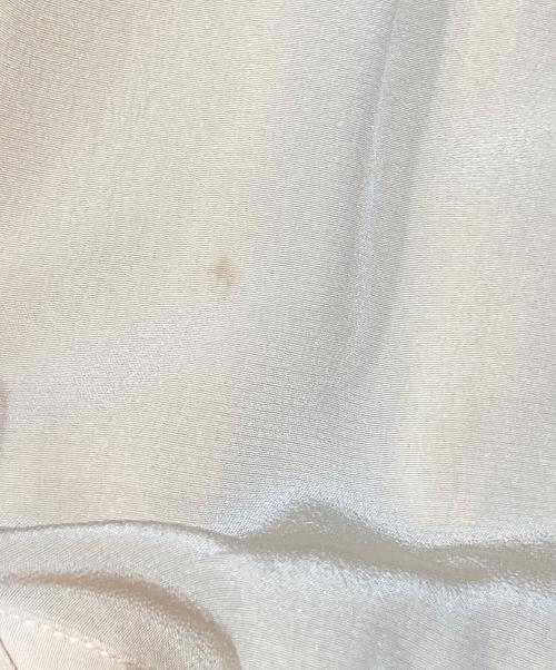 CHANEL（シャネル）CHANEL (シャネル) シルクフリルブラウス ベージュ サイズ:38の古着・服飾アイテム