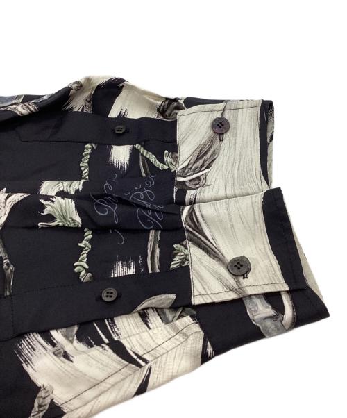 HERMES（エルメス）HERMES (エルメス) スカーフシャツワンピース ブラック サイズ:34の古着・服飾アイテム