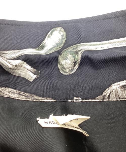 HERMES（エルメス）HERMES (エルメス) スカーフシャツワンピース ブラック サイズ:34の古着・服飾アイテム