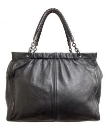 BOTTEGA VENETA（ボッテガベネタ）の古着「イントレチャート ワンショルダーバッグ」｜ブラック