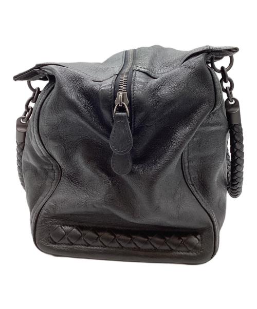 BOTTEGA VENETA（ボッテガベネタ）BOTTEGA VENETA (ボッテガベネタ) イントレチャート ワンショルダーバッグ ブラックの古着・服飾アイテム