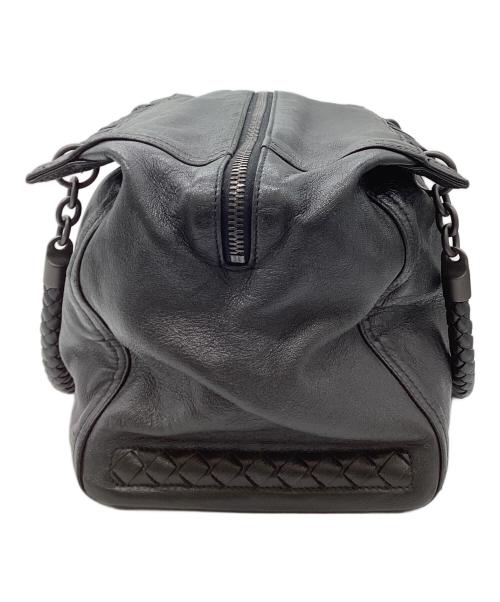BOTTEGA VENETA（ボッテガベネタ）BOTTEGA VENETA (ボッテガベネタ) イントレチャート ワンショルダーバッグ ブラックの古着・服飾アイテム