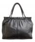 BOTTEGA VENETA（ボッテガベネタ）の古着「イントレチャート ワンショルダーバッグ」｜ブラック