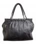 BOTTEGA VENETA (ボッテガベネタ) イントレチャート ワンショルダーバッグ ブラック：60000円