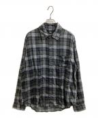 stussyステューシー）の古着「26SS MATTHEW PLAID SHIRT」｜グレー