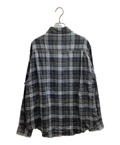 stussy（ステューシー）stussy (ステューシー) 26SS MATTHEW PLAID SHIRT グレー サイズ:Mの古着・服飾アイテム