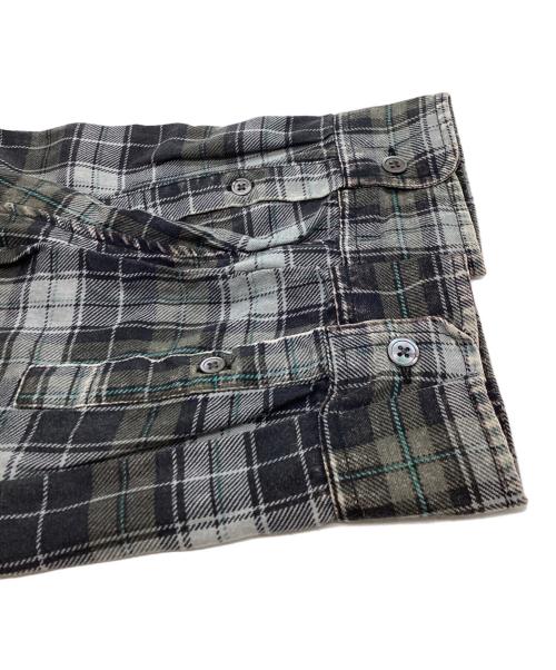stussy（ステューシー）stussy (ステューシー) 26SS MATTHEW PLAID SHIRT グレー サイズ:Mの古着・服飾アイテム