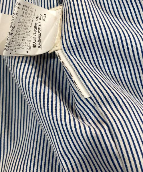 Cinquanta（チンクワンタ）Cinquanta (チンクワンタ) レザー切替ブルゾン ネイビー サイズ:50の古着・服飾アイテム