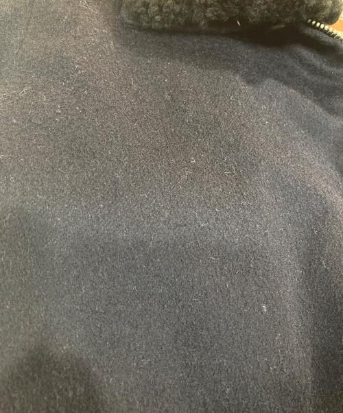 Cinquanta（チンクワンタ）Cinquanta (チンクワンタ) レザー切替ブルゾン ネイビー サイズ:50の古着・服飾アイテム