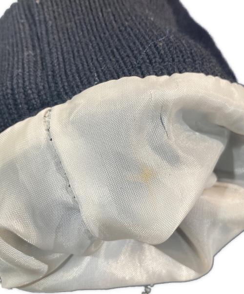 Cinquanta（チンクワンタ）Cinquanta (チンクワンタ) レザー切替ブルゾン ネイビー サイズ:50の古着・服飾アイテム
