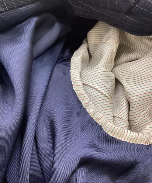 PAUL SMITH（ポールスミス）PAUL SMITH (ポールスミス) ウール ストライプ セットアップスーツ  ネイビー サイズ:Mの古着・服飾アイテム