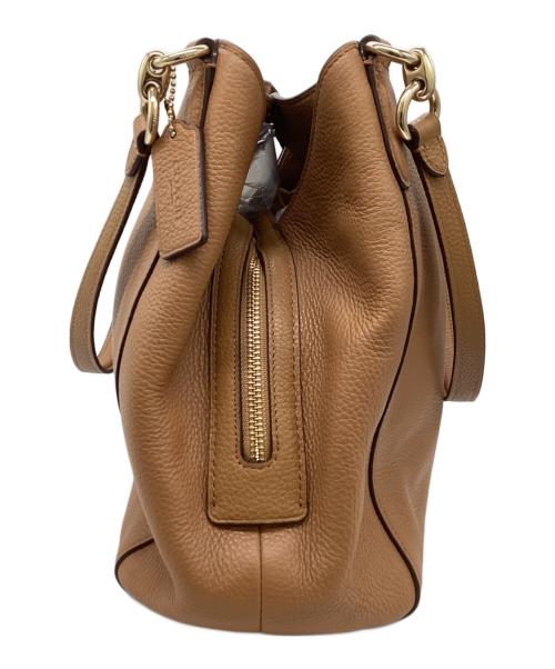 COACH（コーチ）COACH (コーチ) ハリーハンドバッグ　/　F80268 ブラウンの古着・服飾アイテム