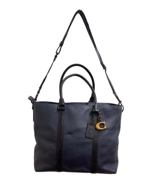 COACH（コーチ）COACH (コーチ) メトロポリタン トート ネイビーの古着・服飾アイテム