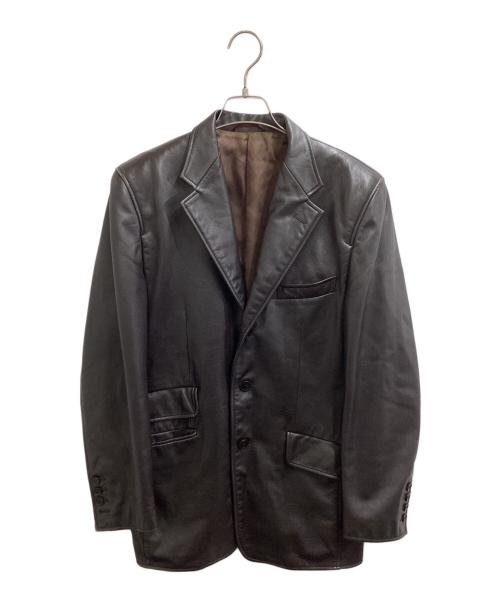 PAUL SMITH（ポールスミス）Paul Smith (ポールスミス) ラムレザー3Bジャケット　/　633223 ブラウン サイズ:Sの古着・服飾アイテム
