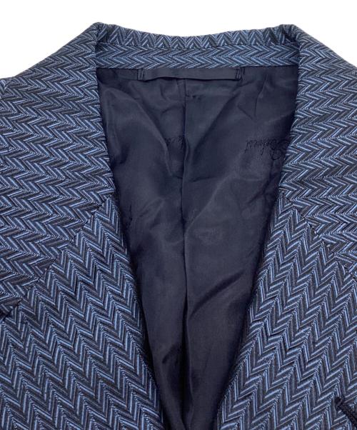 Belvest（ベルヴェスト）Belvest (ベルヴェスト) シルクダブルジャケット ネイビー サイズ:48の古着・服飾アイテム