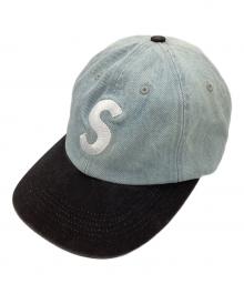 SUPREME（シュプリーム）の古着「PIGMENT COATED 2-TONE S LOGO 6-PANEL / 	25FW」｜インディゴ