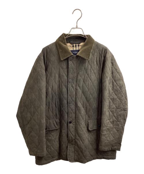 BURBERRY（バーバリー）BURBERRY (バーバリー) フェイクスエードキルティングジャケット / BBP02-115-78 ブラウン サイズ:Mの古着・服飾アイテム