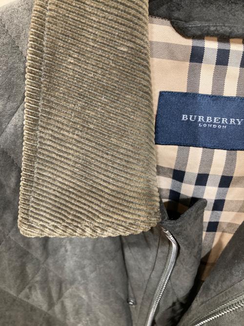 BURBERRY（バーバリー）BURBERRY (バーバリー) フェイクスエードキルティングジャケット / BBP02-115-78 ブラウン サイズ:Mの古着・服飾アイテム