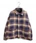 Danke schon（ダンケ シェーン）の古着「中綿チェックジャケット」｜レッド×ブルー