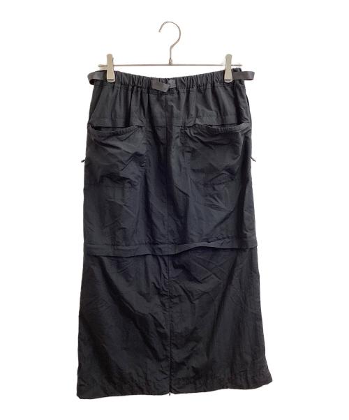 GRAMICCI（グラミチ）GRAMICCI (グラミチ) CONVERTIBLEMICRO RIPSTOP SKIRT ブラック サイズ:Lの古着・服飾アイテム
