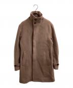 Junhashimotoジュンハシモト）の古着「スタンドカラーコート　/　1012120006」｜ブラウン
