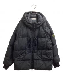 STONE ISLAND（ストーンアイランド）の古着「/ GARMENT DYED CRINKLE REPS RECYCLED NYLON DOWN　/　791540723」｜ブラック