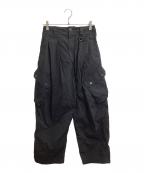 SUBLATIONSサブレーションズ）の古着「WASHER NYLON RAF CARGO PANTS.」｜ブラック