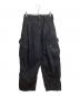 SUBLATIONS（サブレーションズ）の古着「WASHER NYLON RAF CARGO PANTS.」｜ブラック
