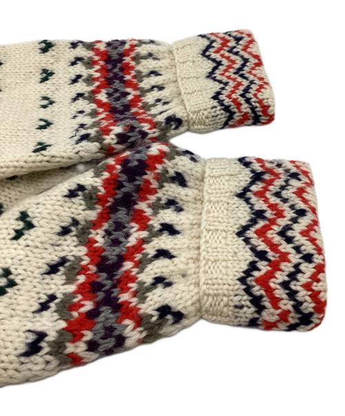 RALPH LAUREN（ラルフローレン）RALPH LAUREN (ラルフローレン) HAND KNIT セーター アイボリー サイズ:Lの古着・服飾アイテム