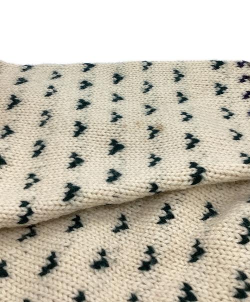 RALPH LAUREN（ラルフローレン）RALPH LAUREN (ラルフローレン) HAND KNIT セーター アイボリー サイズ:Lの古着・服飾アイテム