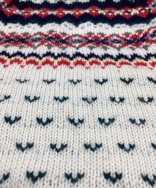 RALPH LAUREN（ラルフローレン）RALPH LAUREN (ラルフローレン) HAND KNIT セーター アイボリー サイズ:Lの古着・服飾アイテム