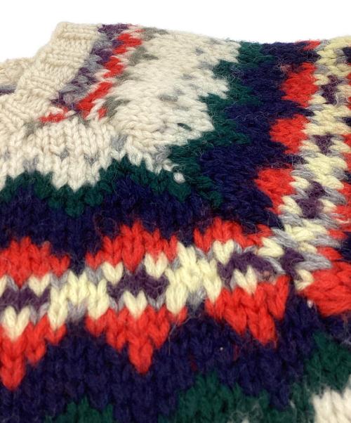 RALPH LAUREN（ラルフローレン）RALPH LAUREN (ラルフローレン) HAND KNIT セーター アイボリー サイズ:Lの古着・服飾アイテム