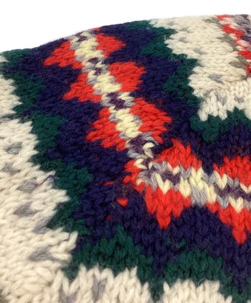RALPH LAUREN（ラルフローレン）RALPH LAUREN (ラルフローレン) HAND KNIT セーター アイボリー サイズ:Lの古着・服飾アイテム