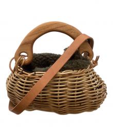 hitsuki（ヒツキ）の古着「basketカゴバッグ」｜ベージュ